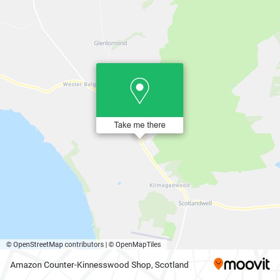 Amazon Counter-Kinnesswood Shop map