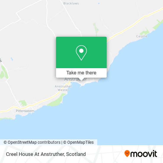 Creel House At Anstruther map