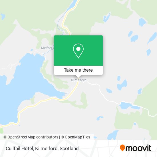 Cuilfail Hotel, Kilmelford map