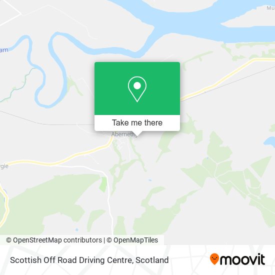 Scottish Off Road Driving Centre map