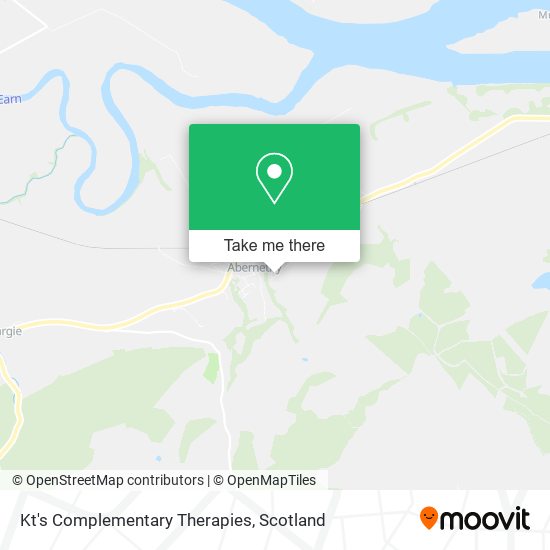 Kt's Complementary Therapies map