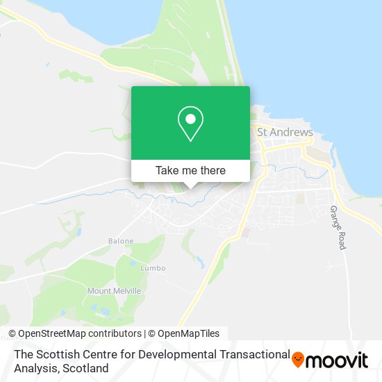 The Scottish Centre for Developmental Transactional Analysis map