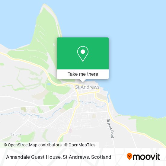 Annandale Guest House, St Andrews map