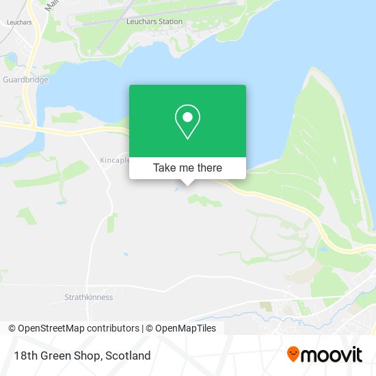 18th Green Shop map