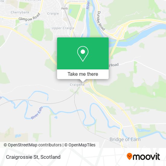 Craigrossie St map
