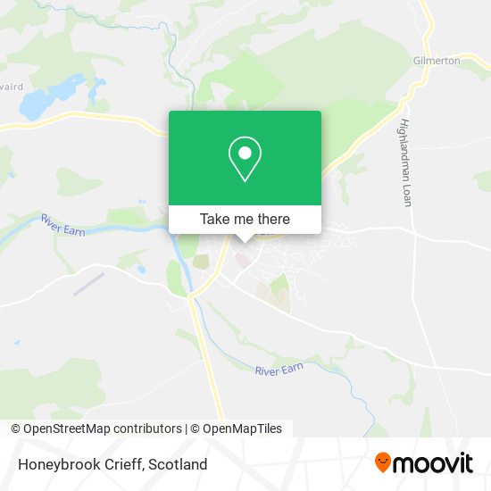 Honeybrook Crieff map