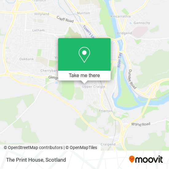 The Print House map