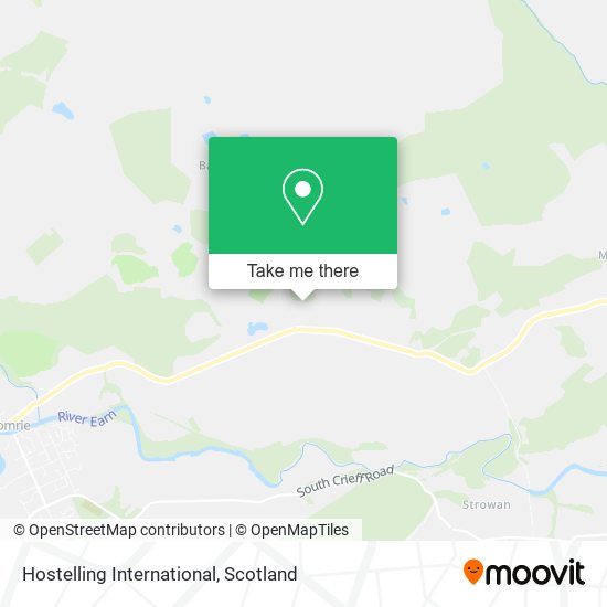 Hostelling International map
