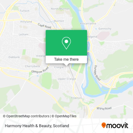 Harmony Health & Beauty map