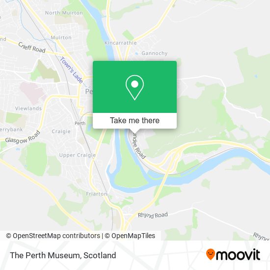 The Perth Museum map