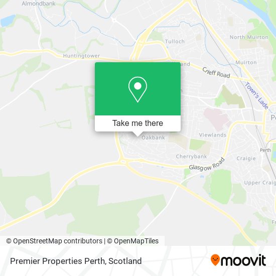 Premier Properties Perth map