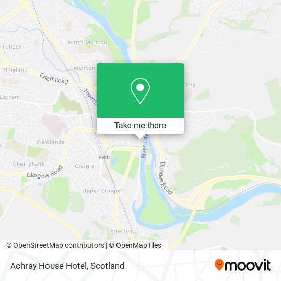 Achray House Hotel map