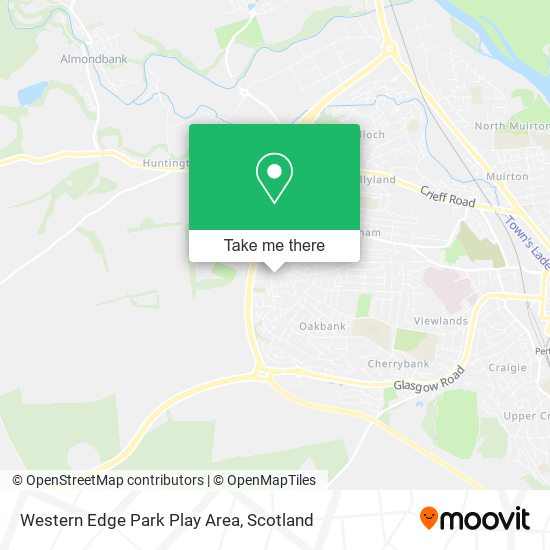 Western Edge Park Play Area map