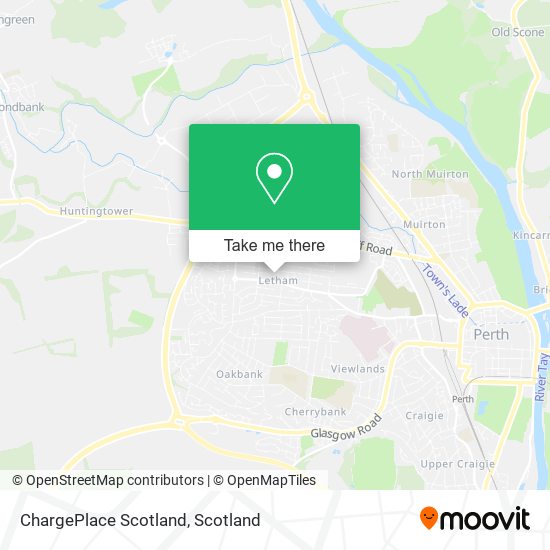 ChargePlace Scotland map