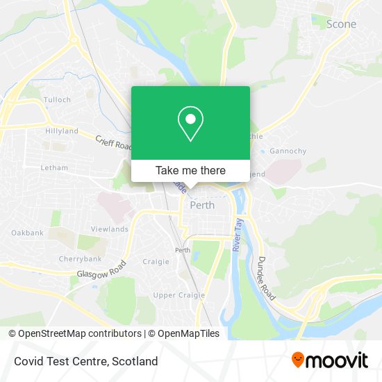 Covid Test Centre map