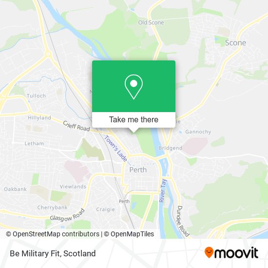 Be Military Fit map