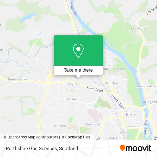 Perthshire Gas Services map