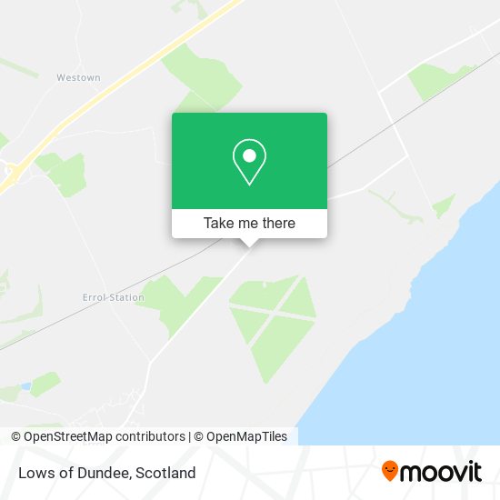 Lows of Dundee map