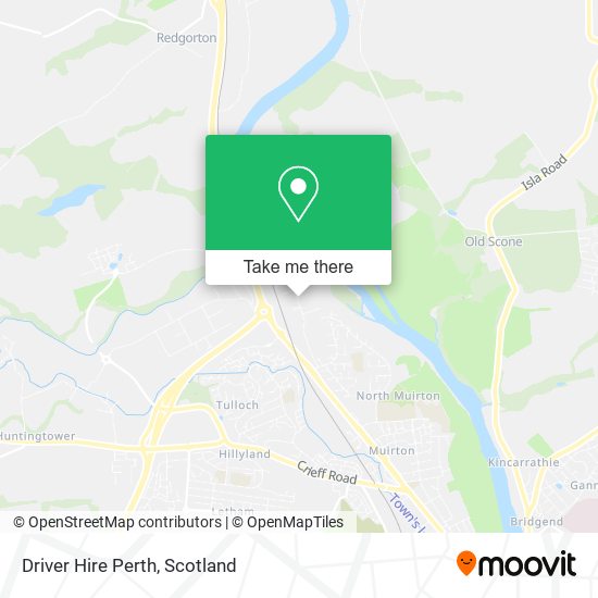 Driver Hire Perth map
