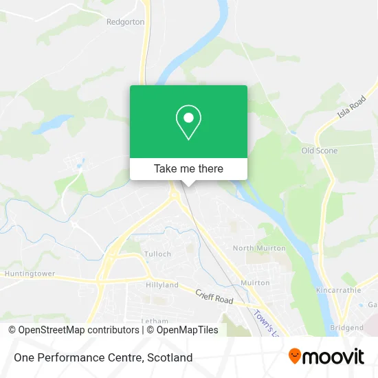 One Performance Centre map