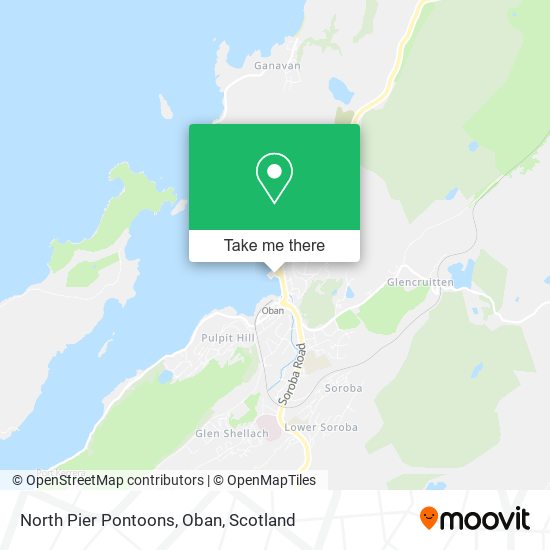 North Pier Pontoons, Oban map