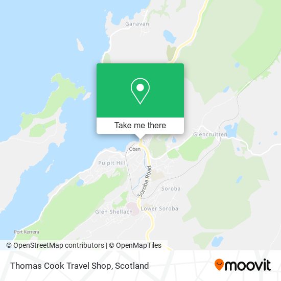 Thomas Cook Travel Shop map