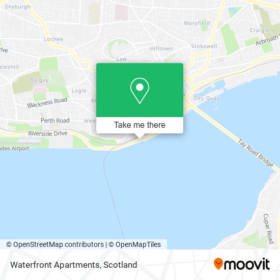 Waterfront Apartments map