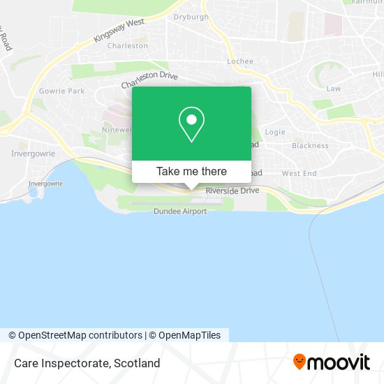 Care Inspectorate map