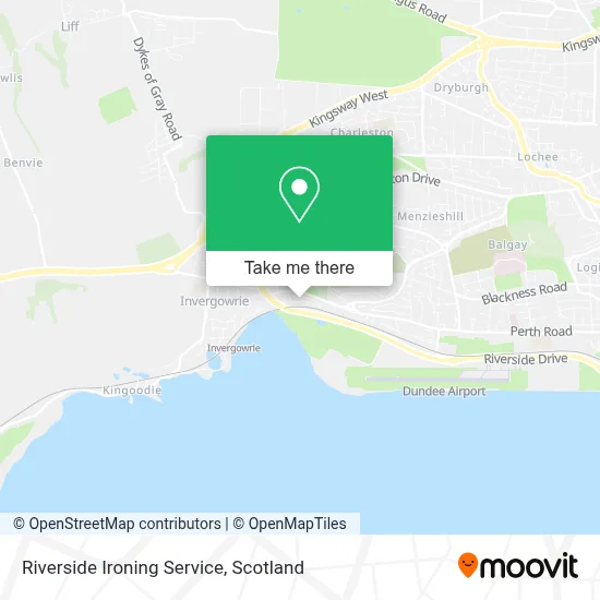 Riverside Ironing Service map