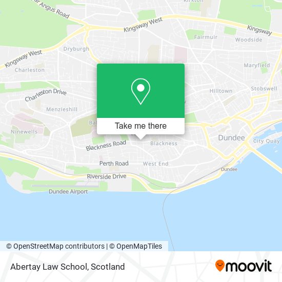 Abertay Law School map