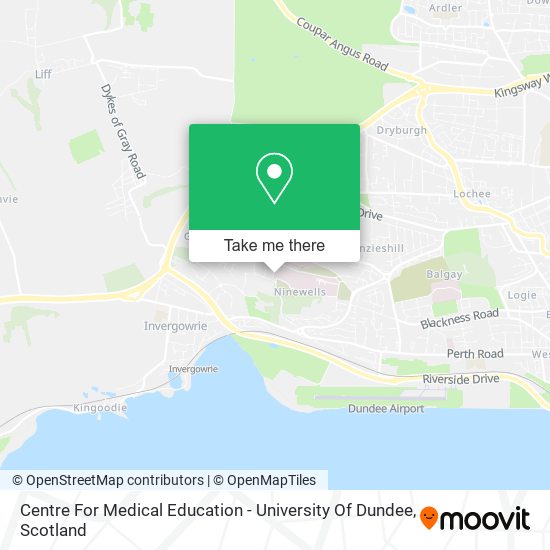 Centre For Medical Education - University Of Dundee map