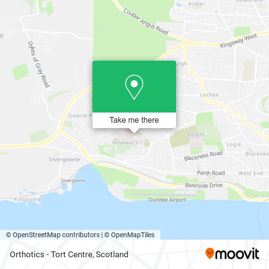Orthotics - Tort Centre map