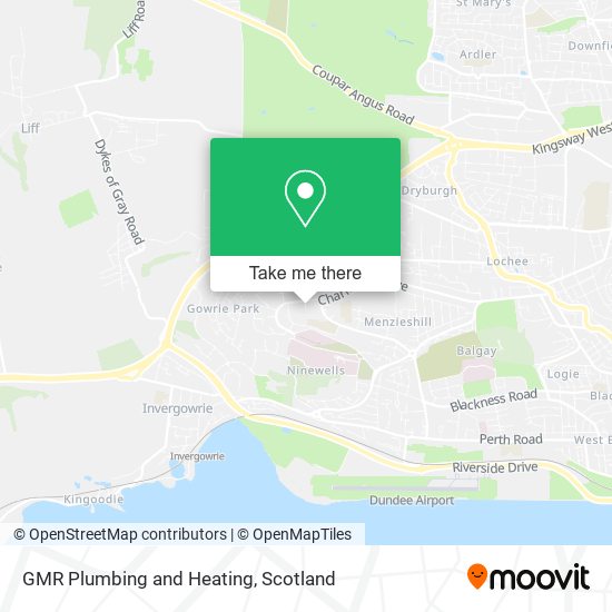 GMR Plumbing and Heating map
