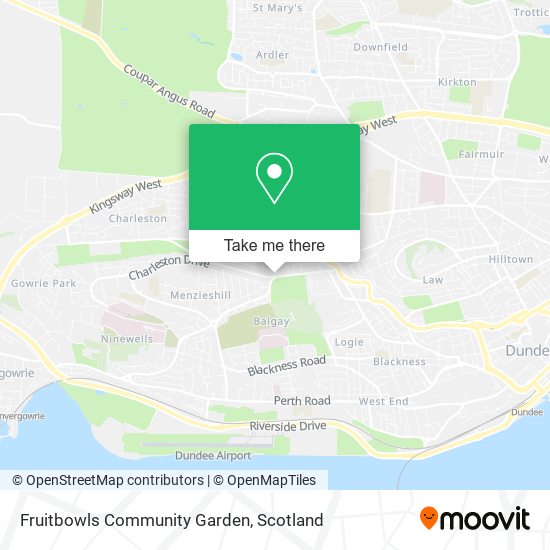 Fruitbowls Community Garden map