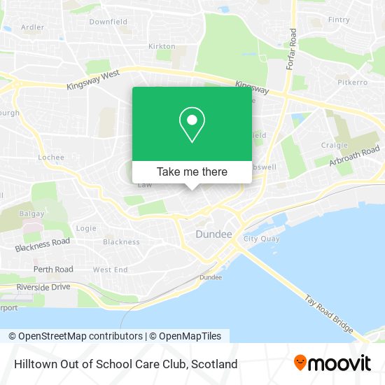 Hilltown Out of School Care Club map