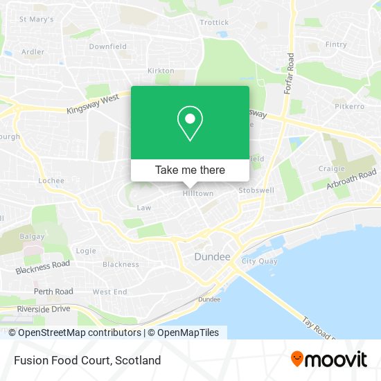 Fusion Food Court map