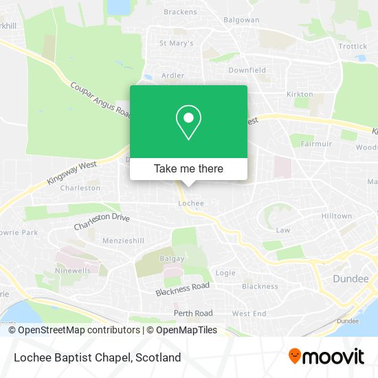 Lochee Baptist Chapel map