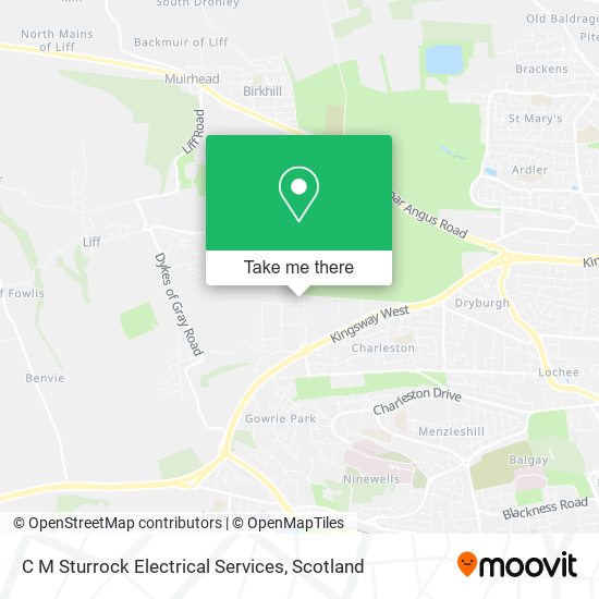 C M Sturrock Electrical Services map