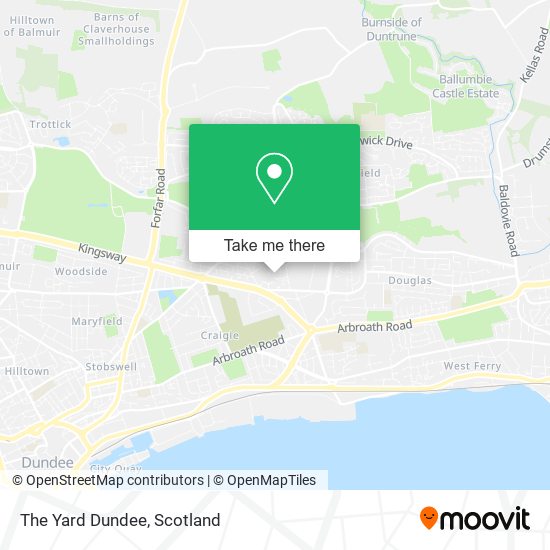 The Yard Dundee map