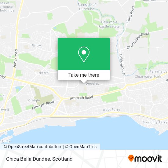Chica Bella Dundee map