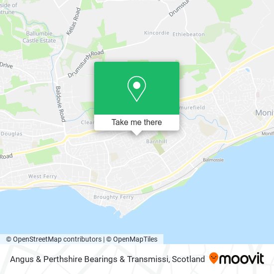 Angus & Perthshire Bearings & Transmissi map