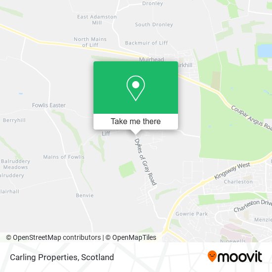 Carling Properties map