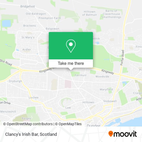 Clancy's Irish Bar map