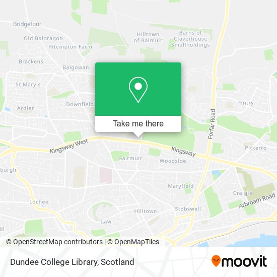 Dundee College Library map