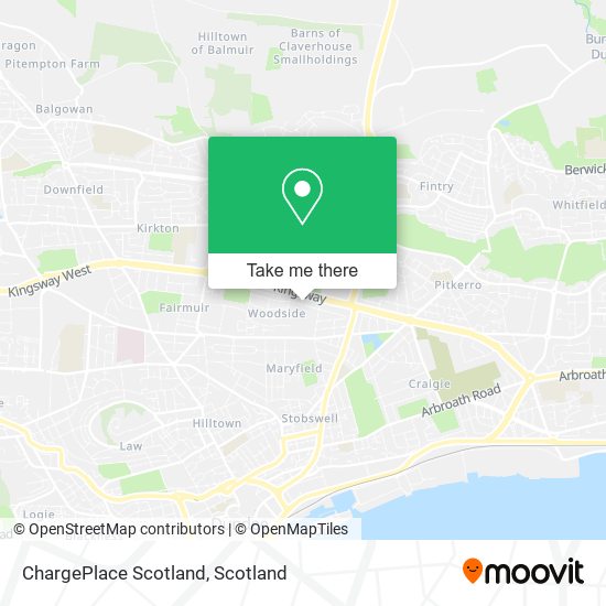 ChargePlace Scotland map
