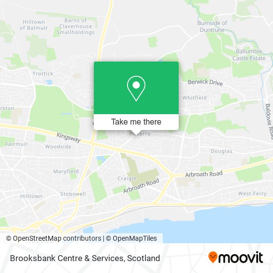 Brooksbank Centre & Services map