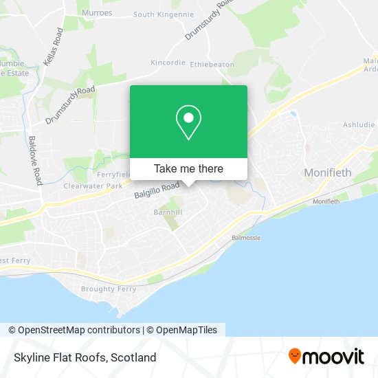 Skyline Flat Roofs map