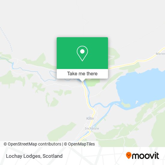 Lochay Lodges map