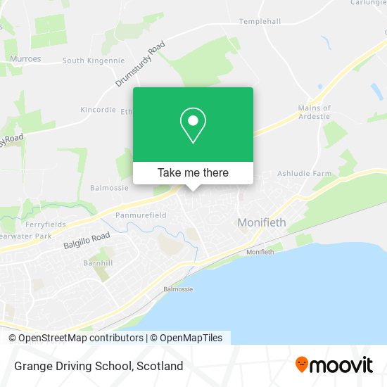 Grange Driving School map
