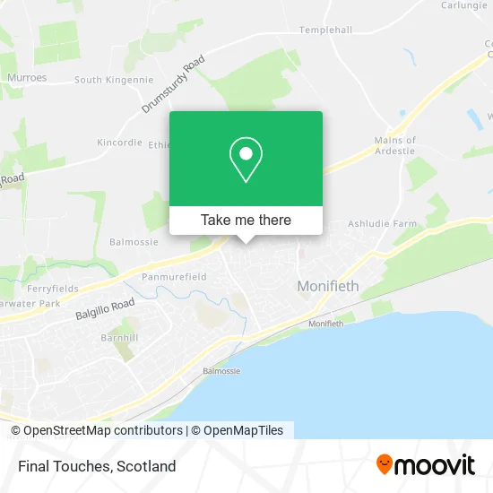 Final Touches map